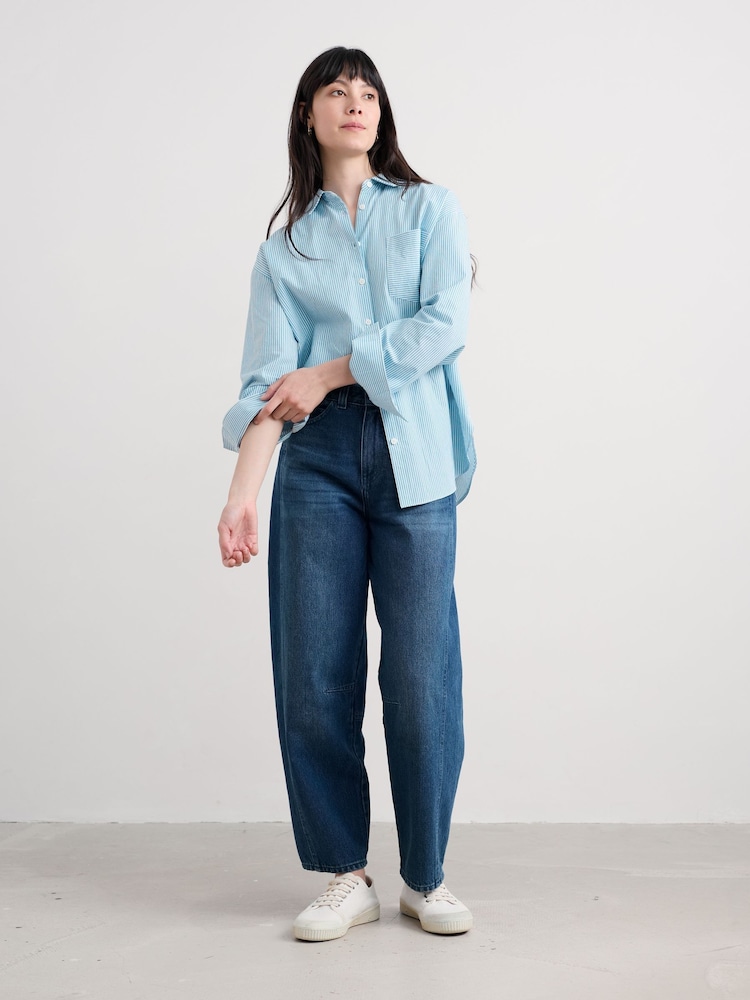 Seasalt Cornwall Blue Isla Shirt - Image 1 of 5