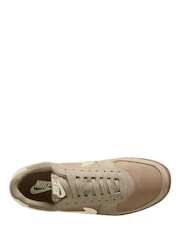 კრემისფერი - Nike-ის ხელოვნური ბეწვის სპორტული ფეხსაცმელი - სურათი 3 4-დან