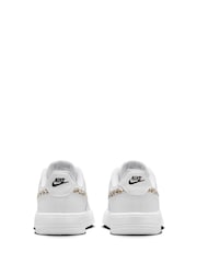 Nike White Junior Air Force 1 Low Lace Trainers - Image 3 of 10