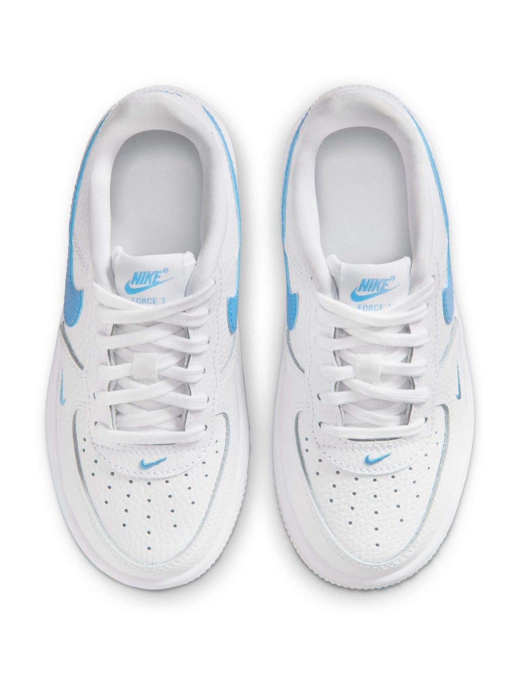 white and blue air force 1 junior
