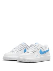 Nike White Junior Air Force  Low Lace Trainers - Image 5 of 10