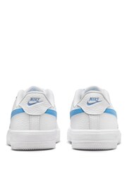 Nike White Junior Air Force  Low Lace Trainers - Image 6 of 10