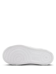 Nike White Junior Air Force  Low Lace Trainers - Image 8 of 10