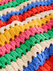 Curcubeu - Cardigan cu decolteu în V cu cusătură (3-16ani) - Imaginea 3 din 4