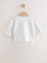 White Knitted Bridesmaid Shrug (3mths-16yrs) - Image 5 of 7