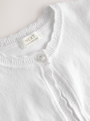 White Knitted Bridesmaid Shrug (3mths-16yrs) - Image 6 of 7