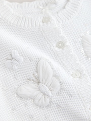 White Embroidered Shrug (3mths-16yrs) - Image 4 of 4