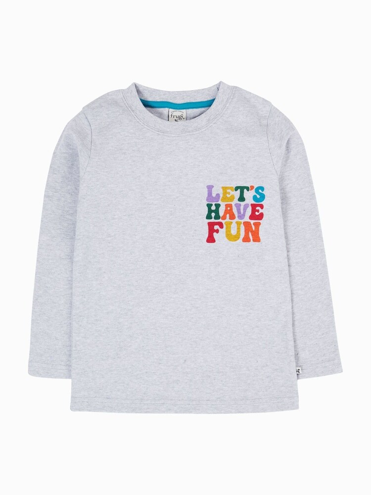 Frugi Grey Adventure Printed Top - Image 1 of 4