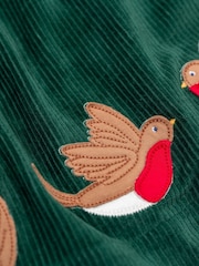 Frugi Blue Christmas Reversible Dress - Image 7 of 7