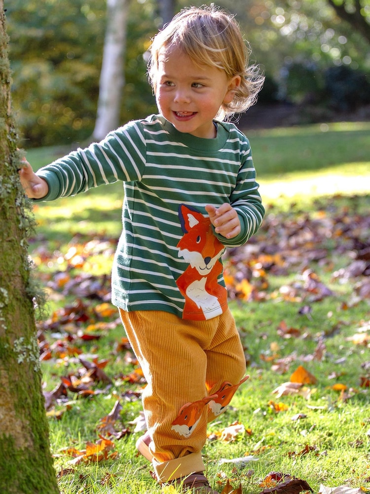 Frugi Yellow Arlo Cord Trousers - Image 1 of 5