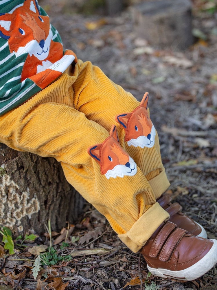Frugi Yellow Arlo Cord Trousers - Image 2 of 5