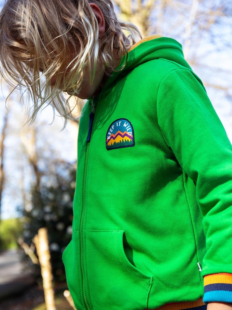 Frugi Yellow Helston Reversible Hoodie - Image 2 of 4