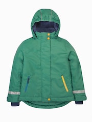Frugi Green Snow and Ski Scene Coat - Image 1 of 7