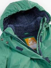 Frugi Green Snow and Ski Scene Coat - Image 4 of 7
