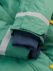 Frugi Green Snow and Ski Scene Coat - Image 7 of 7