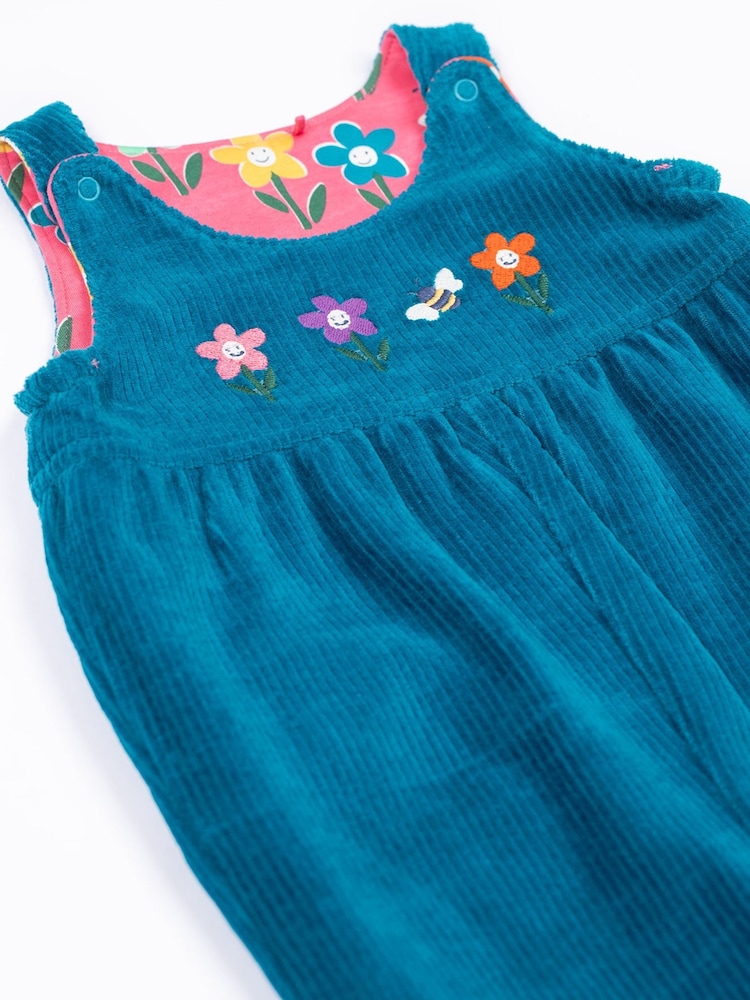 Frugi Blue Helen Reversible Dungarees - Image 4 of 4 Frugi Blue Helen Reversible Dungarees - Image 4 of 4