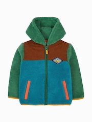 Frugi Green Bracken Fleece Cord Jacket - Image 4 of 4