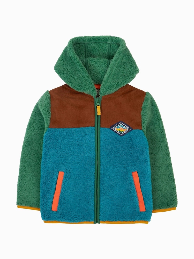 Frugi Green Bracken Fleece Cord Jacket - Image 4 of 4 Frugi Green Bracken Fleece Cord Jacket - Image 4 of 4