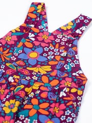 Frugi Purple Elspeth Printed Dungaree - Imagen 2 de 3
