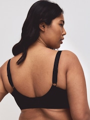 黑色 - F-K Ultimate Support Lace Top Non Padded Full Cup Bra - 圖片 3/7