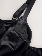 黑色 - F-K Ultimate Support Lace Top Non Padded Full Cup Bra - 圖片 6/7