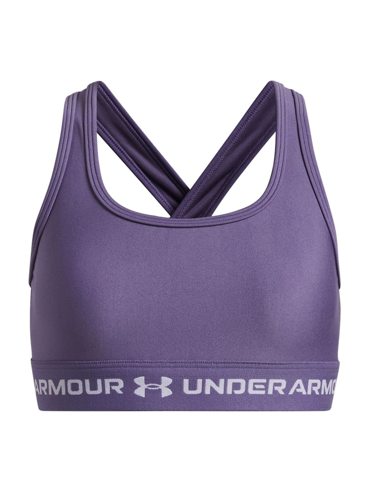 Under Armour Purple Crossback Bra - Image 1 of 3 Under Armour Purple Crossback Bra - Image 1 of 3