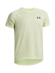 Grün - Under Armour Tech Kurzarm-T-Shirt mit Struktur 100 % Baumwolle - Bild 1 von 3