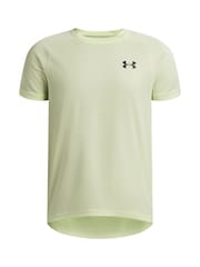 Under Armour Green Tech Textured Short Sleeve 100% Cotton T-Shirt - Image 3 of 3