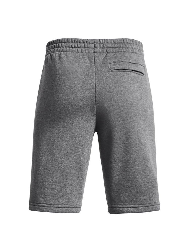 Under Armour Grey Rival Fleece Shorts - Image 2 of 2