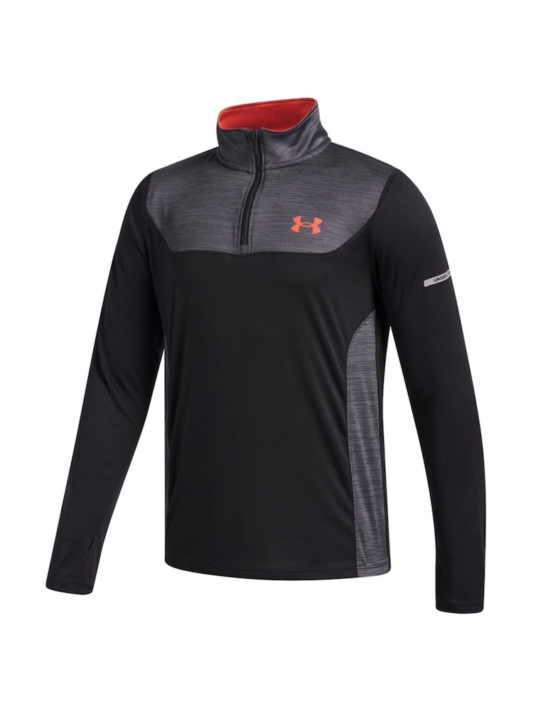 Under Armour Black Tech Utility 1/4 Zip Sweat Top - Image 3 of 3 Under Armour Black Tech Utility 1/4 Zip Sweat Top - Image 3 of 3