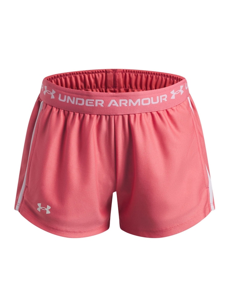 Under Armour Pink Tech Play Up Shorts - Image 1 of 3 Under Armour Pink Tech Play Up Shorts - Image 1 of 3