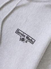 Service Works Grey Trademark Hoodie - Image 11 of 14
