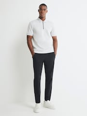 River Island Grey Slim Fit Scuba T-Shirt - Image 3 of 4