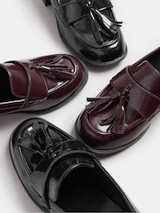 Yours Curve Red Extra Wide Fit Extra Wide Fit Heeled Tassel Loafers - Image 5 of 5