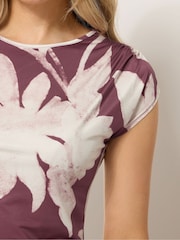 Long Tall Sally Floral Print Drape Top - Imagem 5 de 6