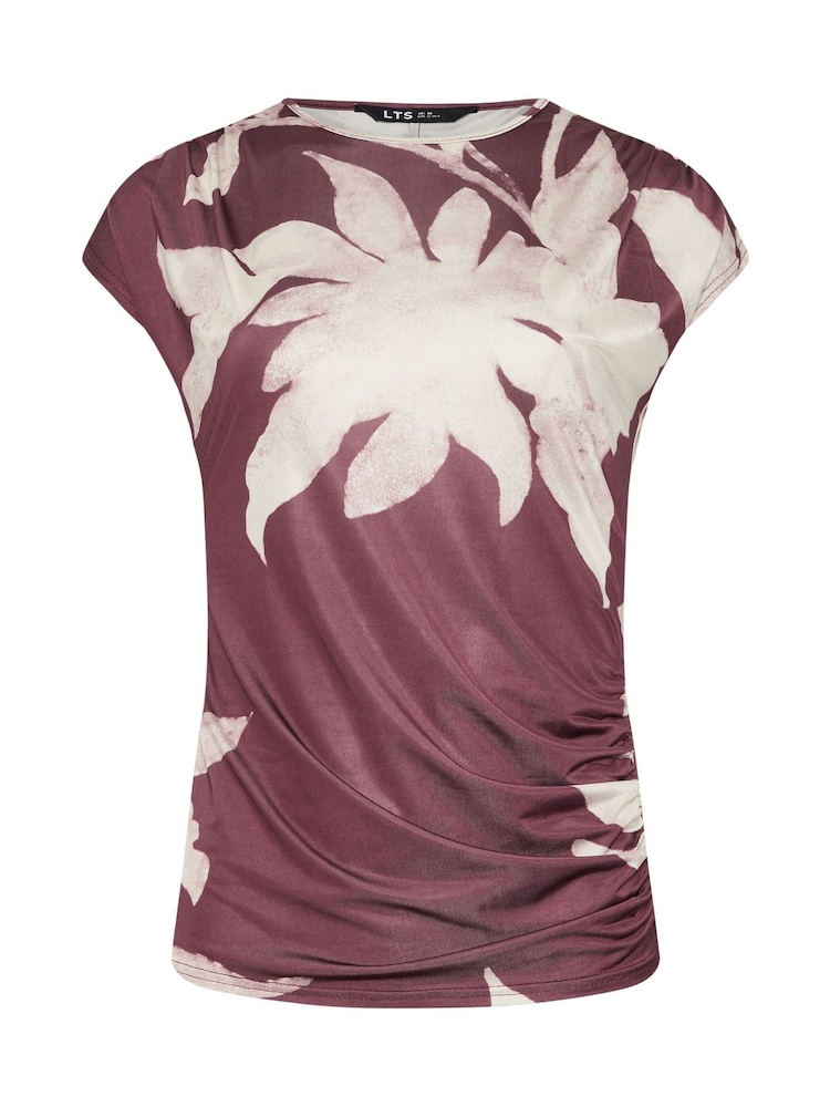 Long Tall Sally Floral Print Drape Top - Imagem 6 de 6