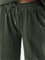 Verde - Calça de moletom Yours Curve com perna larga - Imagem 4 de 5