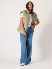 Long Tall Sally Natural Padded Gilet - Image 2 of 5