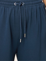 Yours Curve Blue Wide Fit Wide Leg Joggers - Image 5 of 5