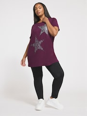 Roxa - Camiseta Yours Curve Placement - Imagem 1 de 4