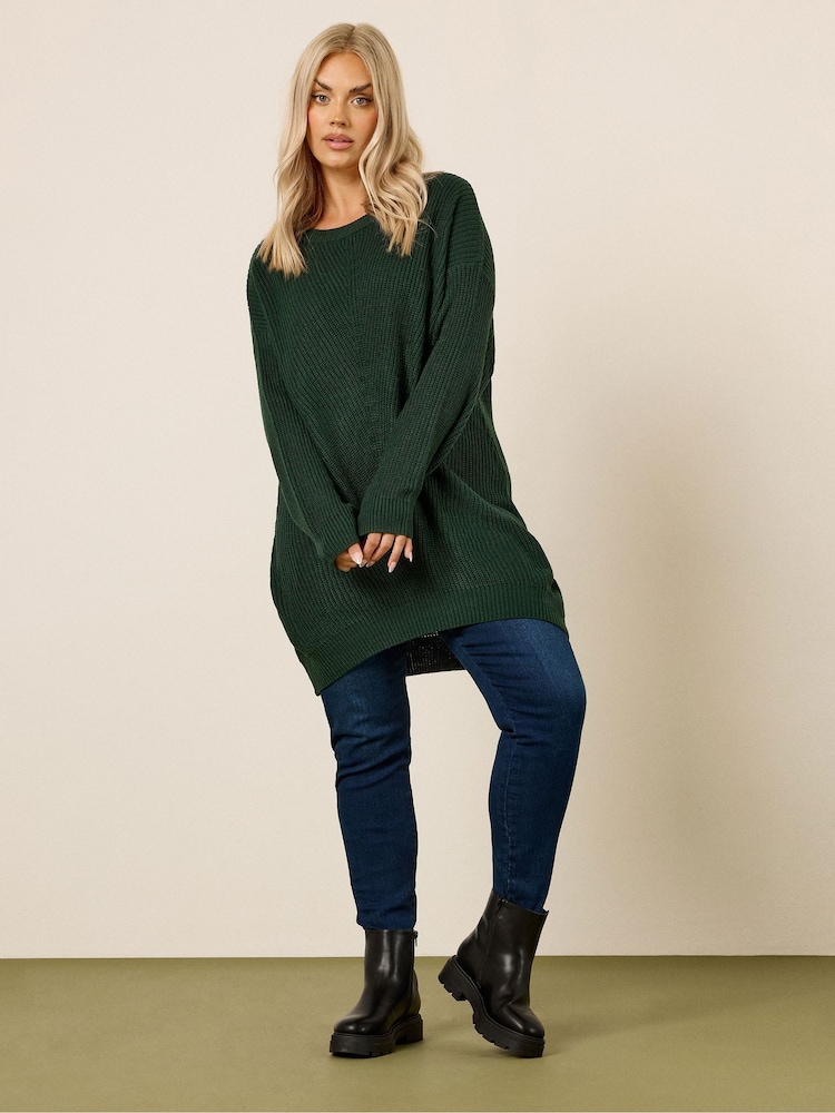 Verde - Yours Curve Essential Yours Jumper - Imagem 1 de 5