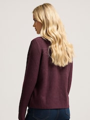 M&Co Petite V-Neck Jumper - Imagem 3 de 5