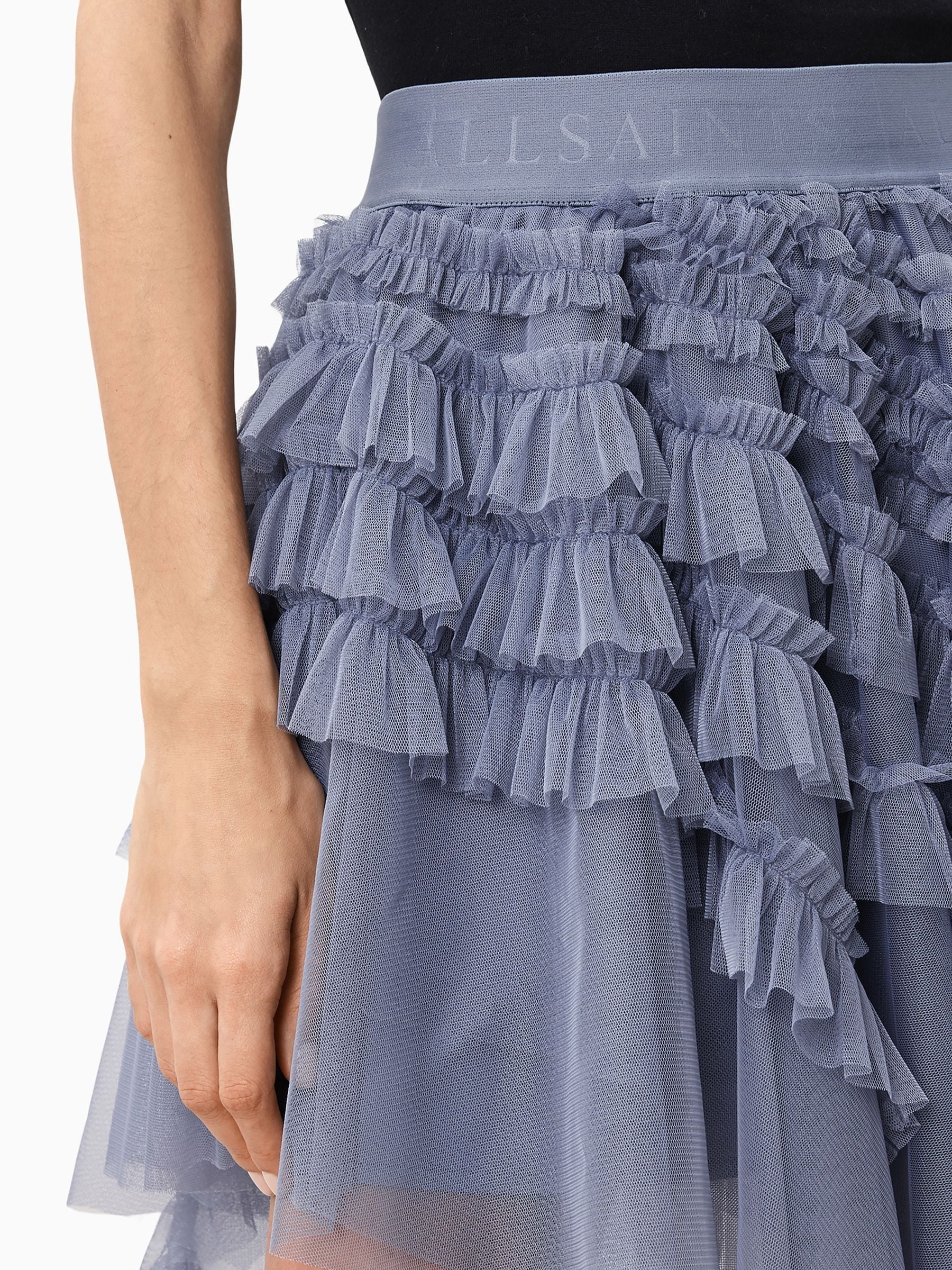 Buy AllSaints Blue Jayde Tulle Skirt from Next USA