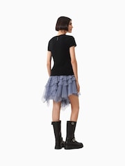 AllSaints Blue Jayde Tulle Skirt - Image 5 of 7