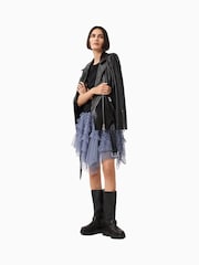 AllSaints Blue Jayde Tulle Skirt - Image 6 of 7