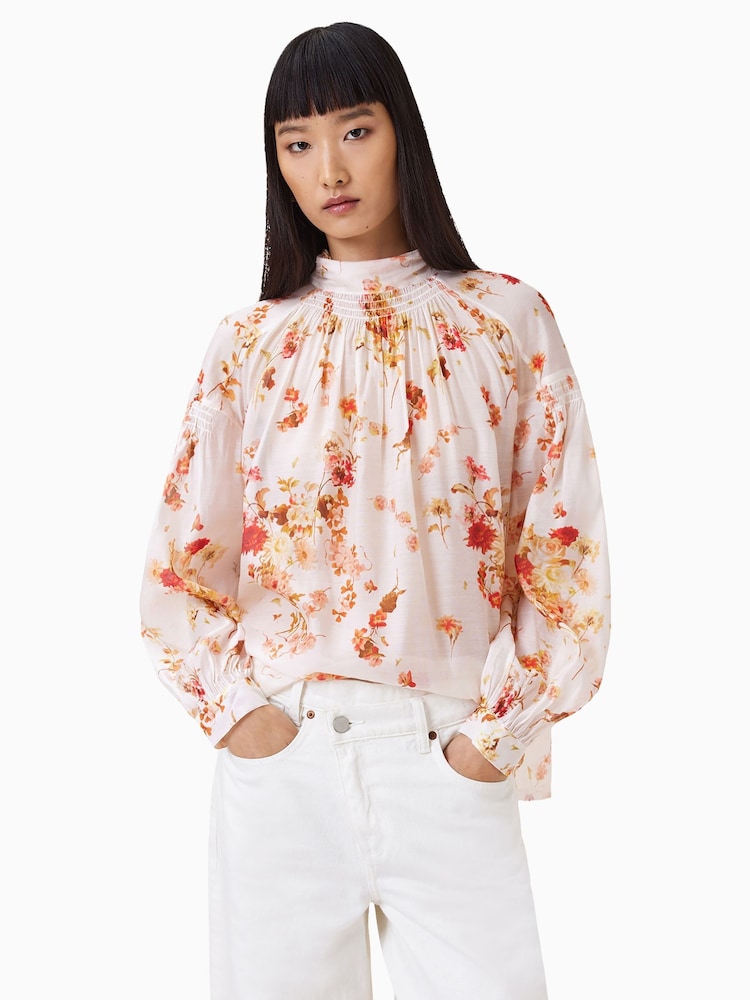 AllSaints White Pearla Top - Image 1 of 9