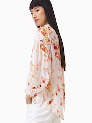 AllSaints White Pearla Top - Image 7 of 9