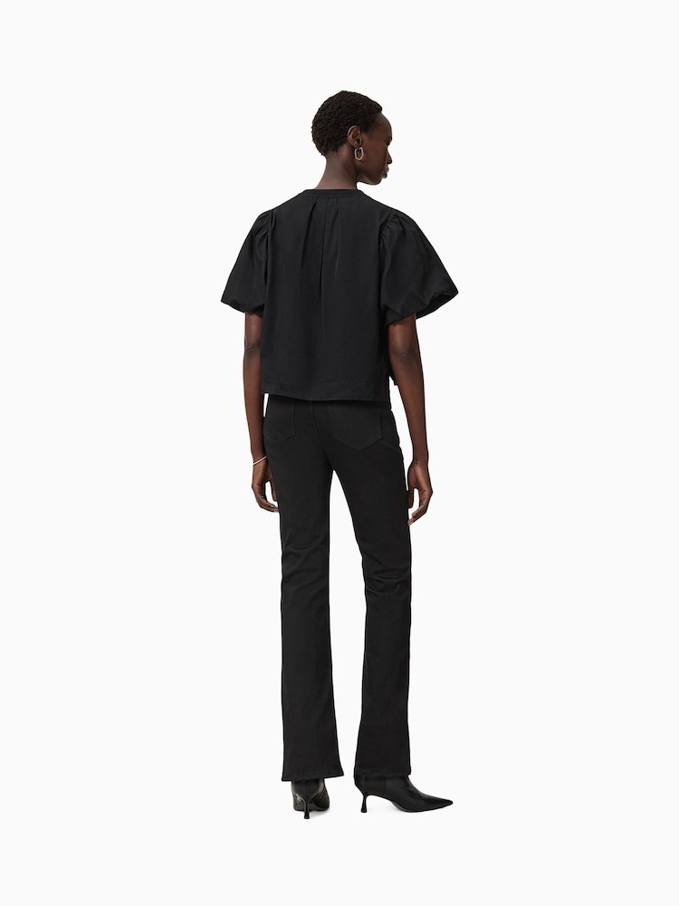 AllSaints Black Slim Haldan Bootcut Jeans - Image 2 of 9 AllSaints Black Slim Haldan Bootcut Jeans - Image 2 of 9