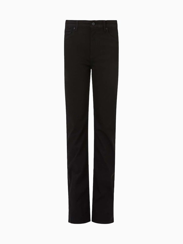 AllSaints Black Slim Haldan Bootcut Jeans - Image 9 of 9