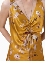 AllSaints Yellow Alexi Dress - Image 3 of 6